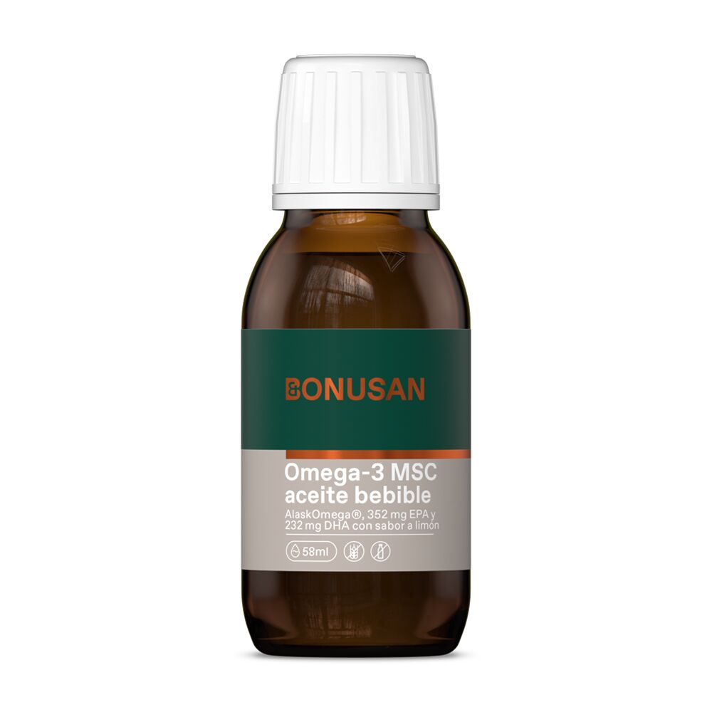 Omega-3 MSC Aceite Bebible · Bonusan · 58 ml