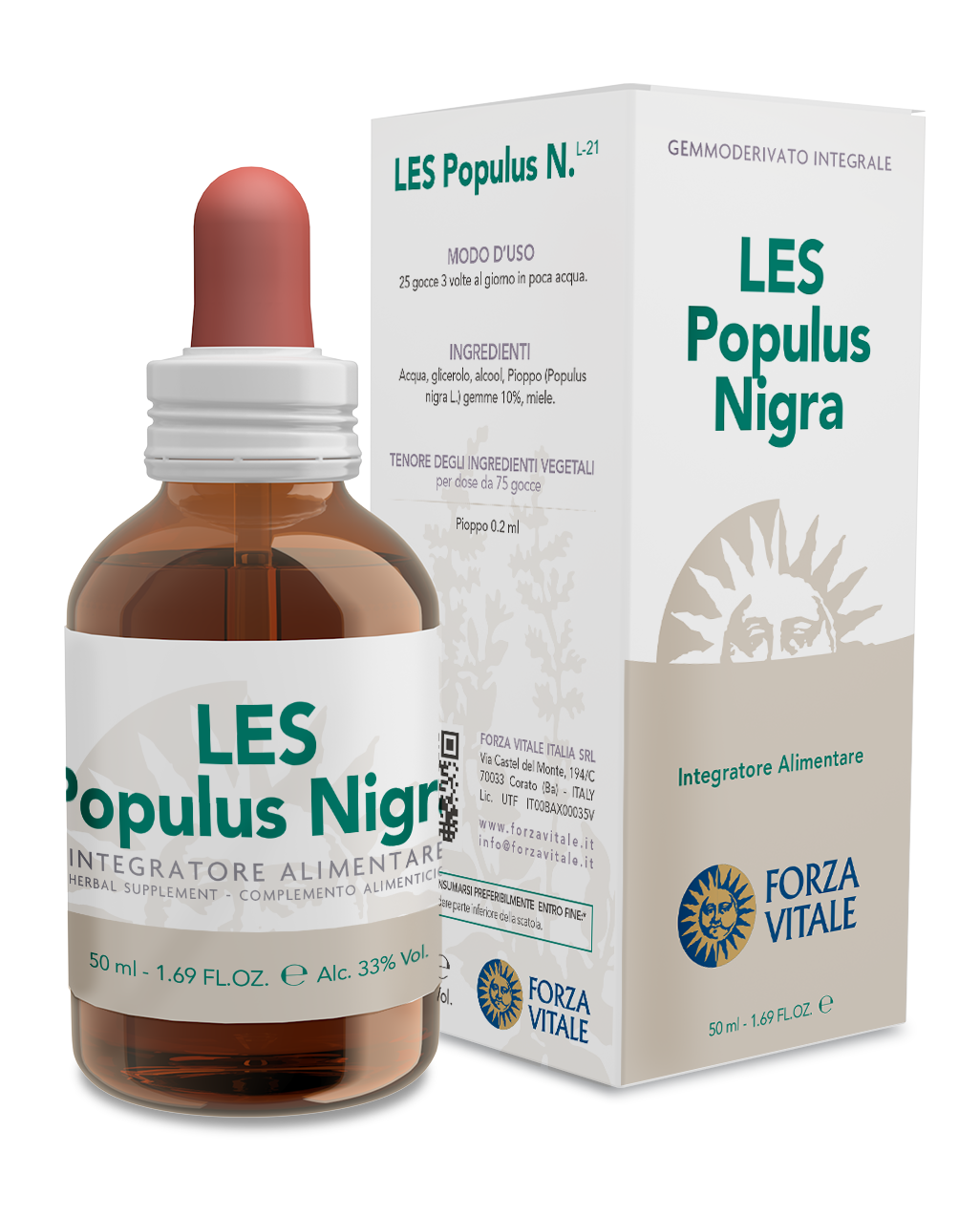 LES Populus NIgra · Forza Vitale · 50 ml
