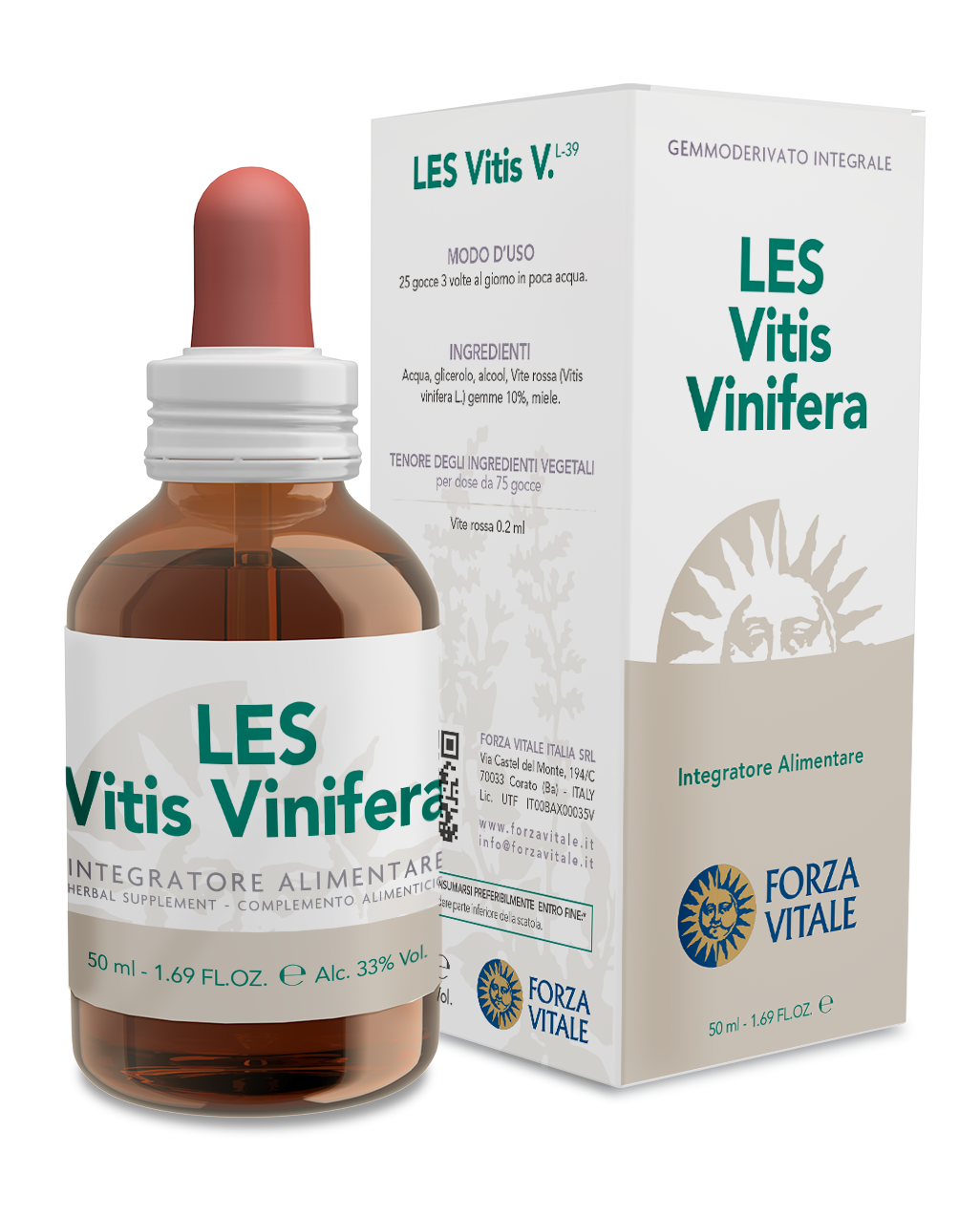 LES Vitis Vinifera · Forza Vitale · 50 ml