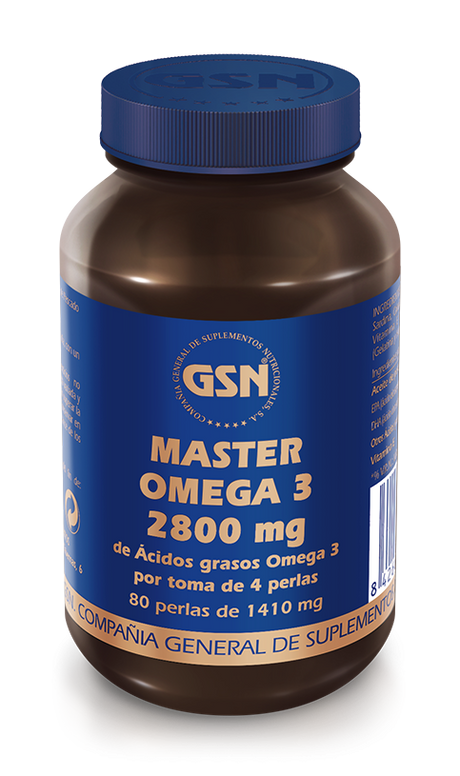Master Omega 3 2.800 mg · GSN · 80 perlas