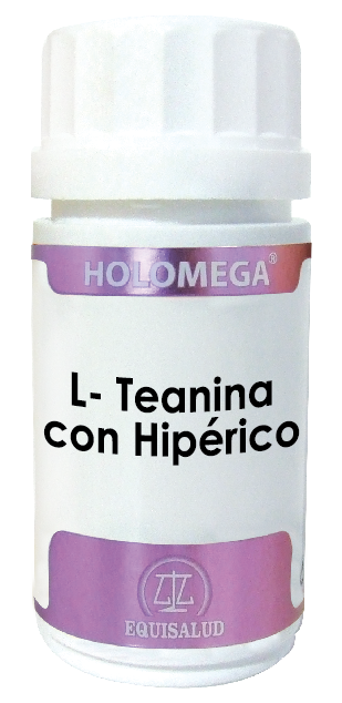 Holomega L-Teanina con Hiperico · Equisalud · 50 cápsulas