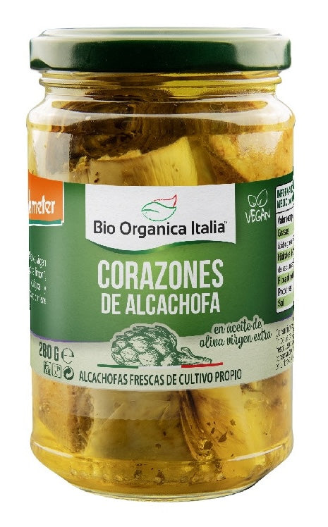 Corazones de Alcachofa · Bio Organica Italia · 280 gramos