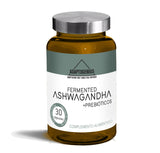 Fermented Ashwagandha con Prebióticos · Adaptogenius · 30 cápsulas