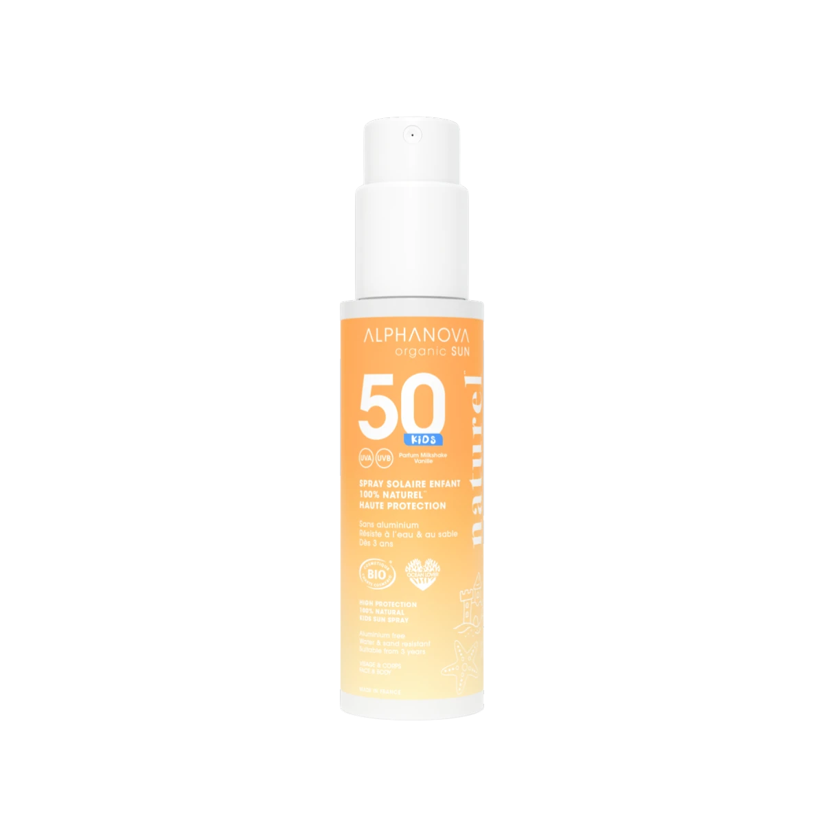 Protector Solar BIO SPF50 Kids · Alphanova · 100 gramos
