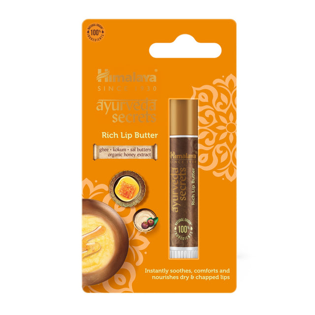 Ayurveda Secrets Rich Lip Butter · Himalaya · 4 gramos