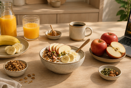 Granola de Manzana, Nueces Pecanas y Pasas con Canela · Sierra Eco Foods