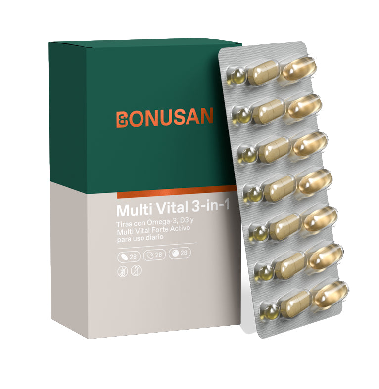 Multi Vital 3-in-1 · Bonusan · 28 comprimidos + 56 perlas