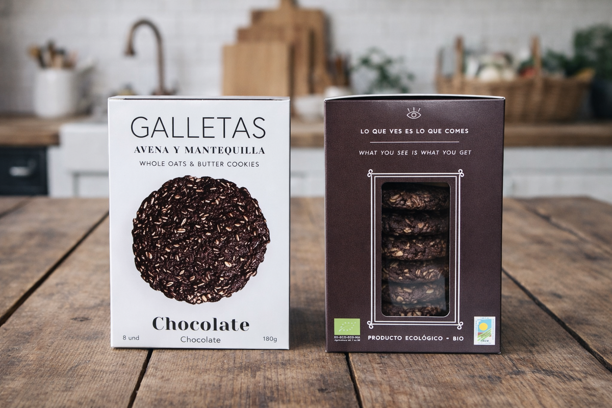 Galletas de Avena y Chocolate · Sierra Eco Foods