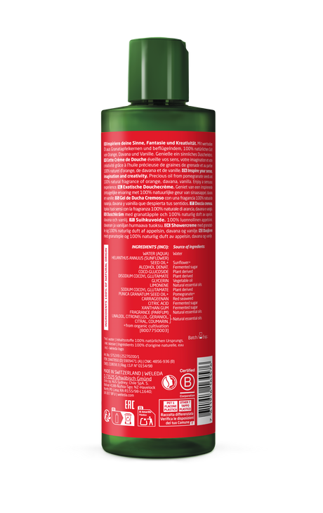 Gel de Ducha Cremoso Granada · Weleda · 400 ml