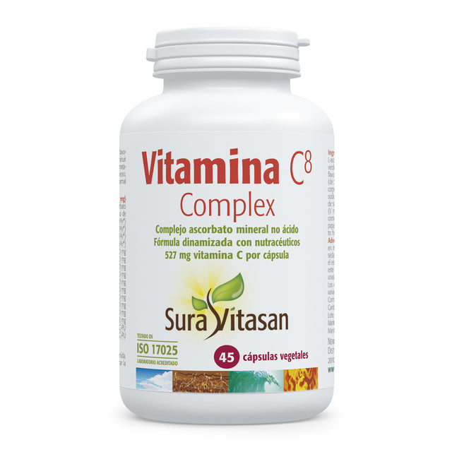 Vital C8 Complex · Sura Vitasan · 45 cápsulas