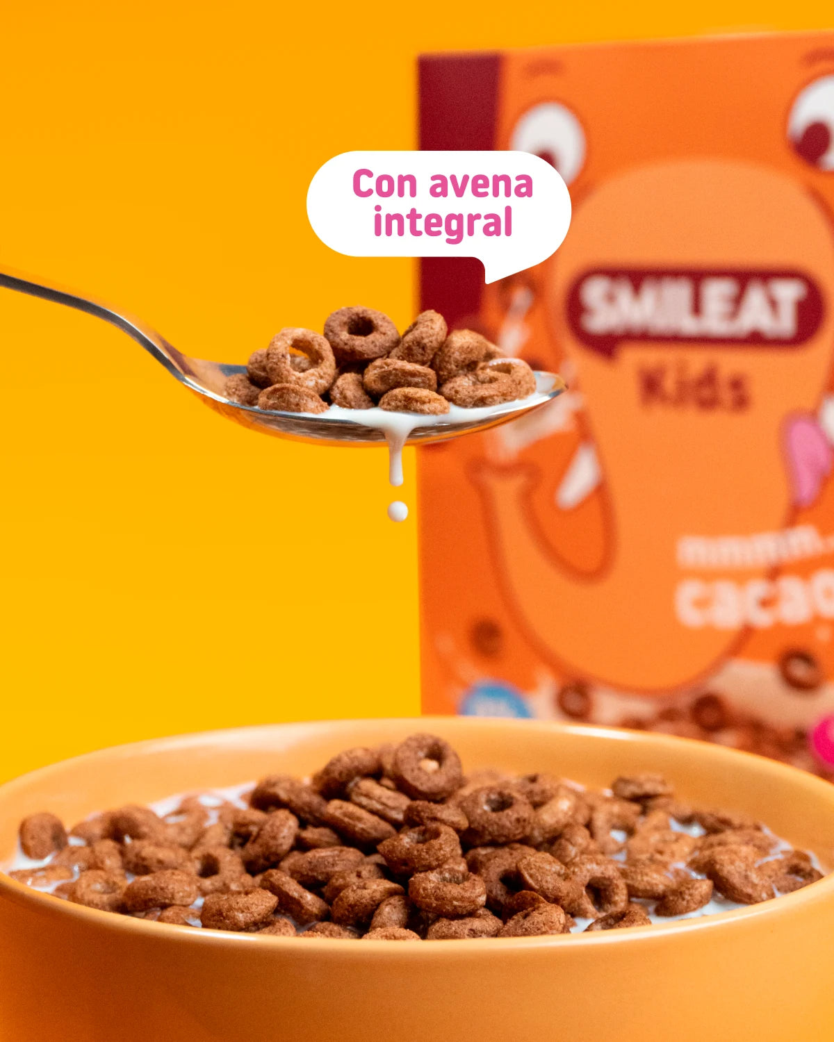 Cereales Kids Sabor Chocolate BIO · Smileat · 300 gramos