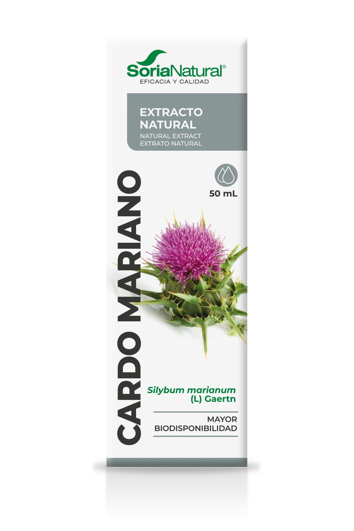 Extracto Natural de Cardo Mariano · Soria Natural · 50 ml - 2