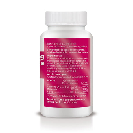 Vitamina D3 con Magnesio y Calcio · Soria Natural · 60 comprimidos