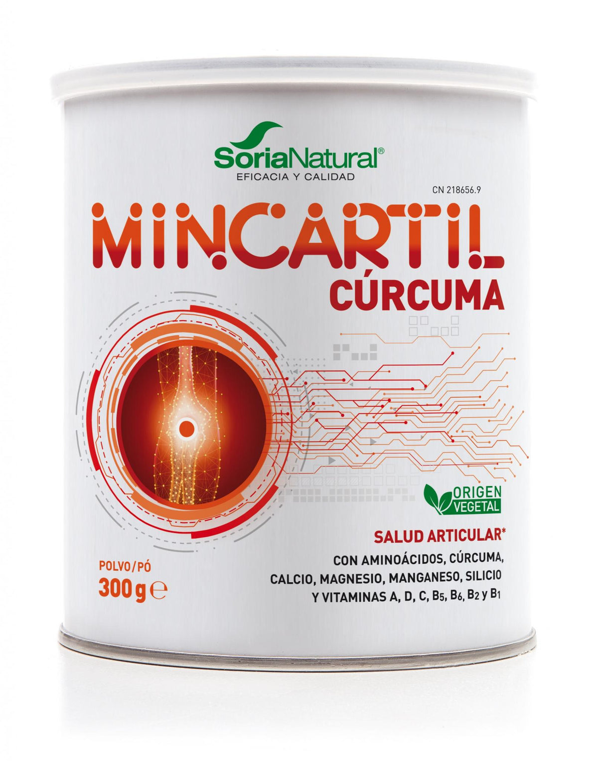 Mincartil Cúrcuma · Soria Natural · 300 gramos