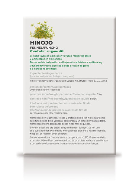 Hinojo Infusión · Soria Natural · 20 filtros
