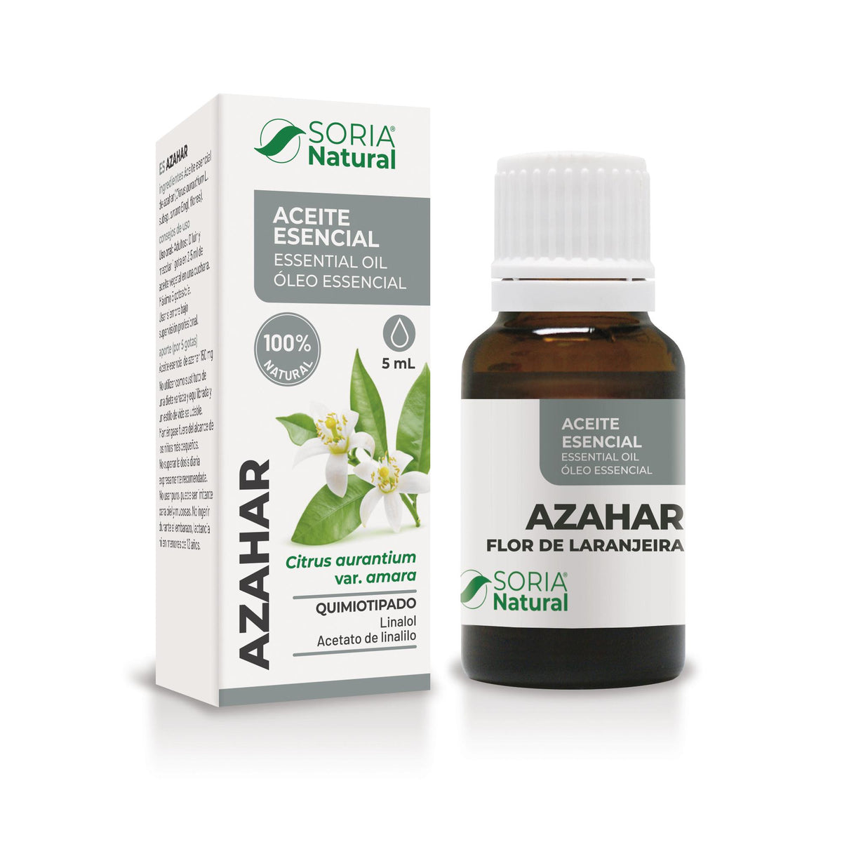 Aceite Esencial de Azahar Quimiotipado · Soria Natural · 5 ml - 1