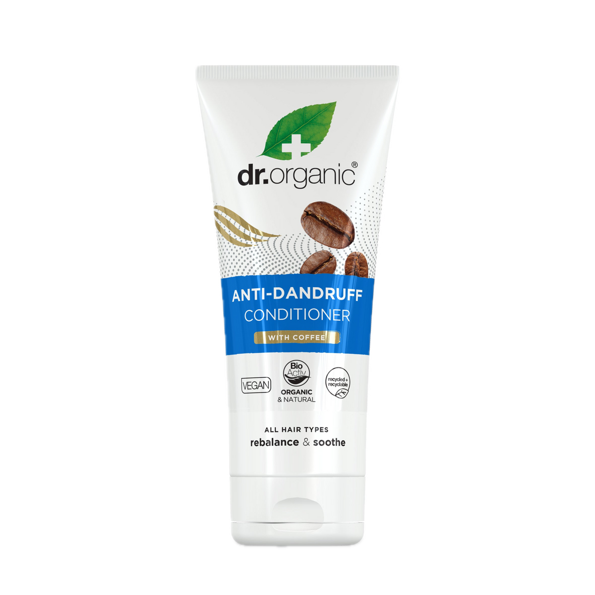 Acondicionador Anticaspa de Café · Dr Organic · 200 ml