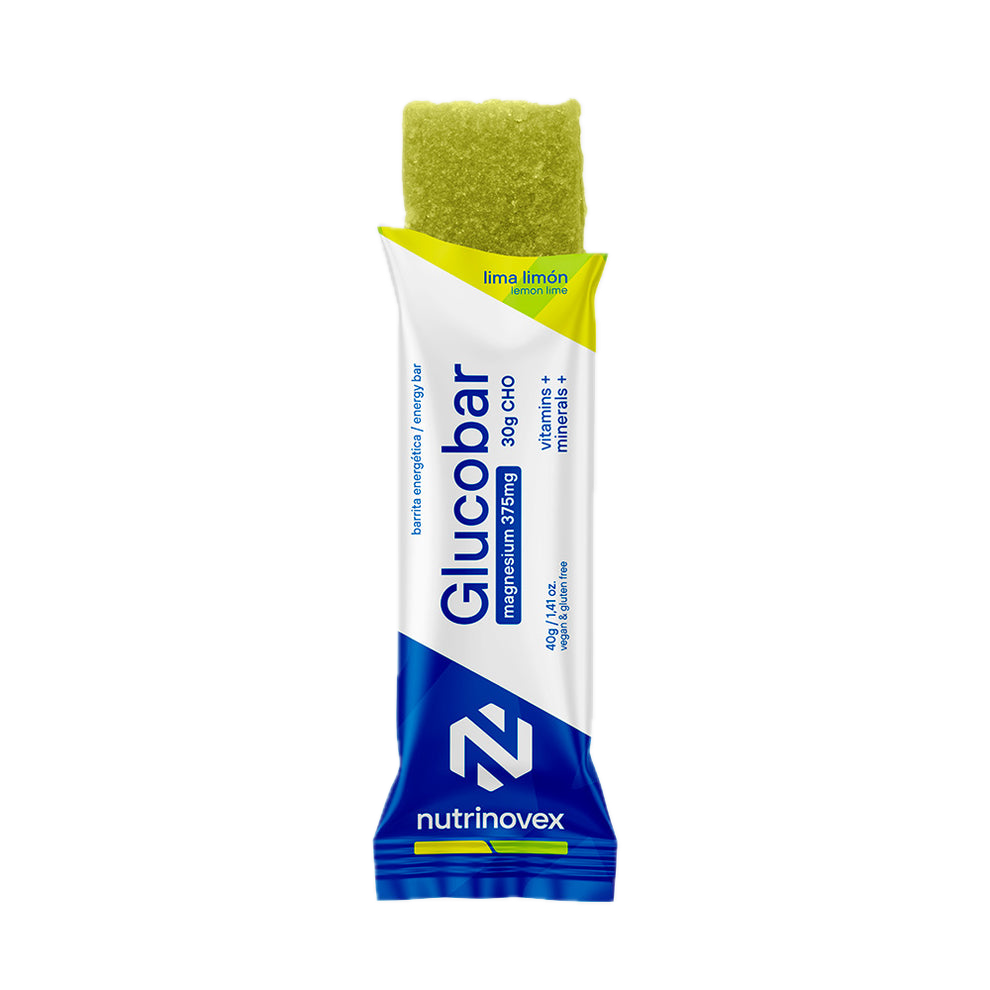 Glucobar Magnesio: Sabor Lima Limón · Nutrinovex · 40 gramos