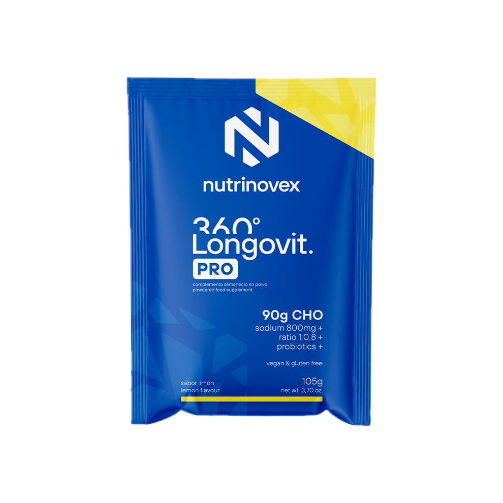 Longovit 360 Drink PRO: Sabor Limón · Nutrinovex · 105 gramos