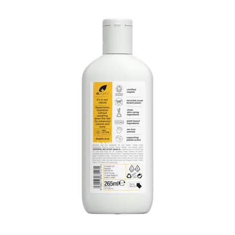 Acondicionador de Vitamina E · Dr Organic · 265 ml