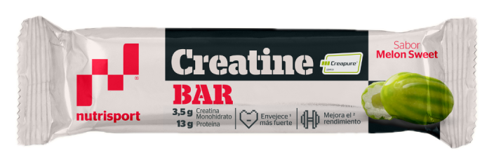 Barrita de Creatina Creapure® Melón Sweet · Nutrisport · 44 gramos