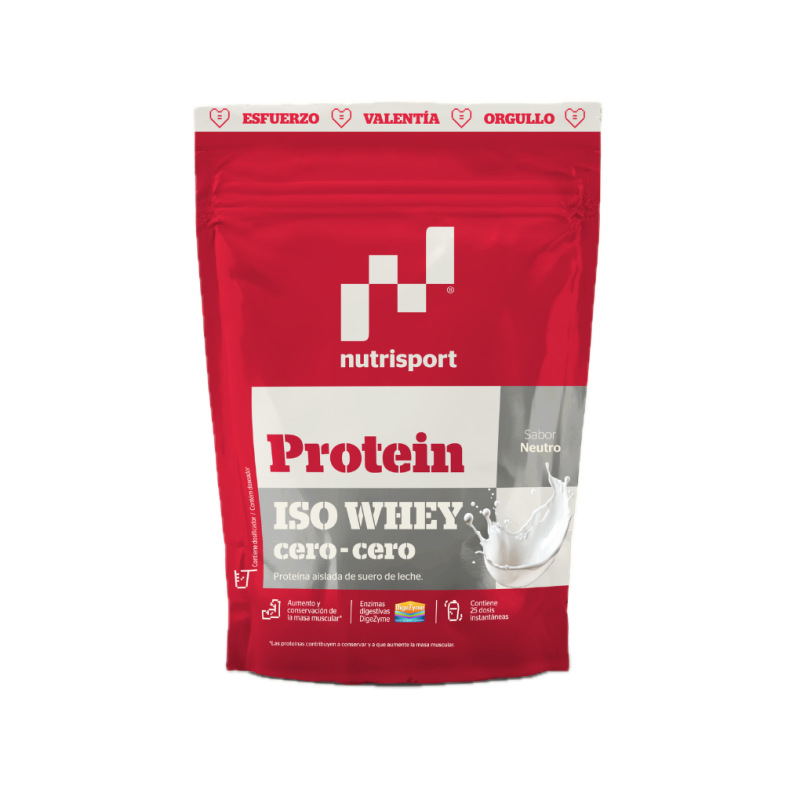 Iso Whey Cero-Cero Neutro · Nutrisport · 450 gramos