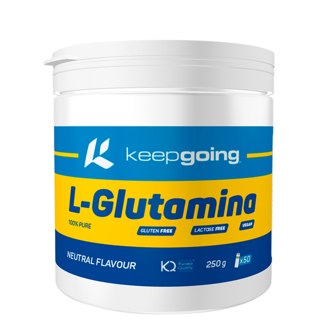 L-GLUTAMINA · Keepgoing · 250 g
