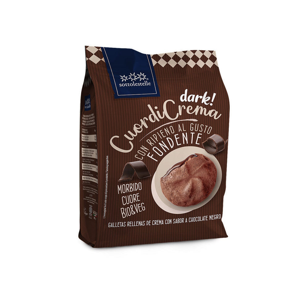 Galleta Rellena de Chocolate Negro · Sottolestelle · 200 gramos