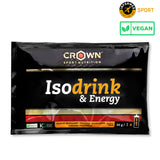 Isodrink & Energy: Sabor Naranja-Mandarina · Crown Sport Nutrition · 32 gramos