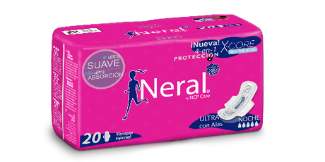 Compresas con Alas Ultra Noche · Neral · 20 unidades