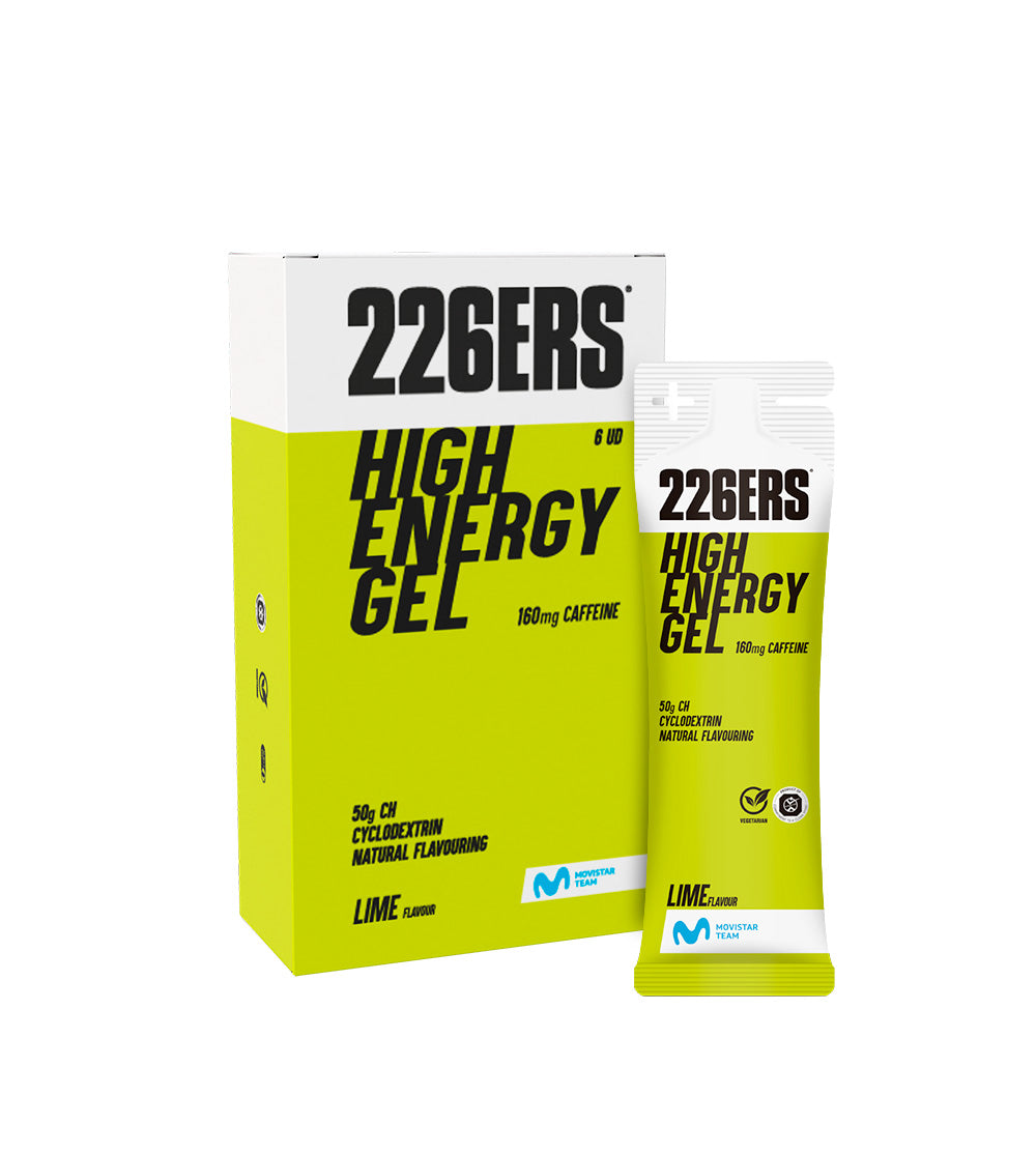 Pack High Energy Gel + CAFF Lima · 226ERS · 6x76 gramos
