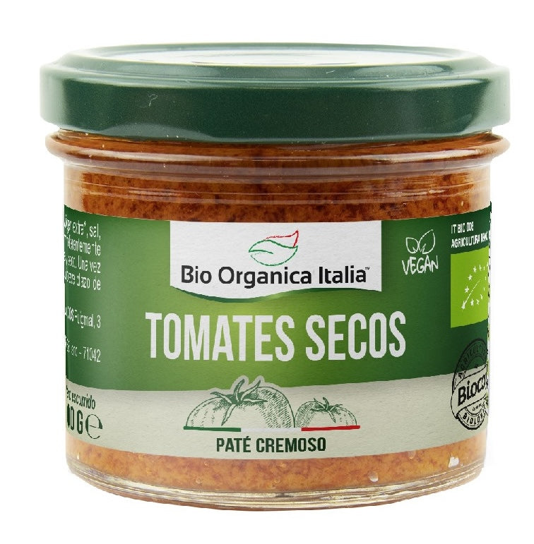 Paté Cremoso de Tomate Seco · Bio Organica Italia · 100 gramos