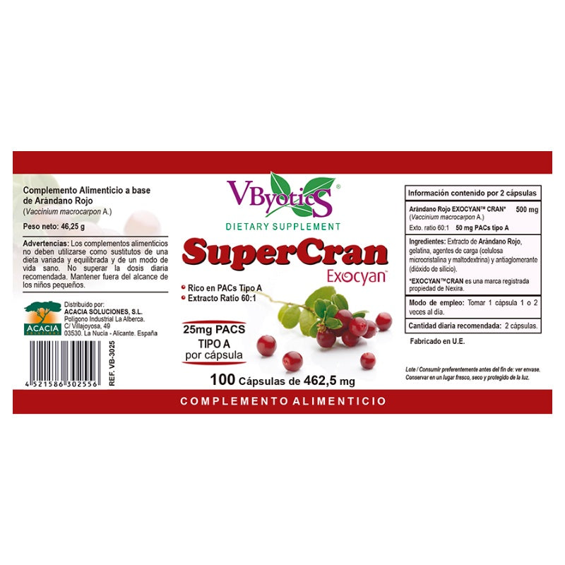 Supercran · VByotics · 100 cápsulas