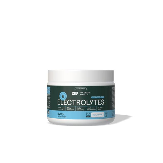 Electrolytes Unflavoured · The Green Athlete · 320 g