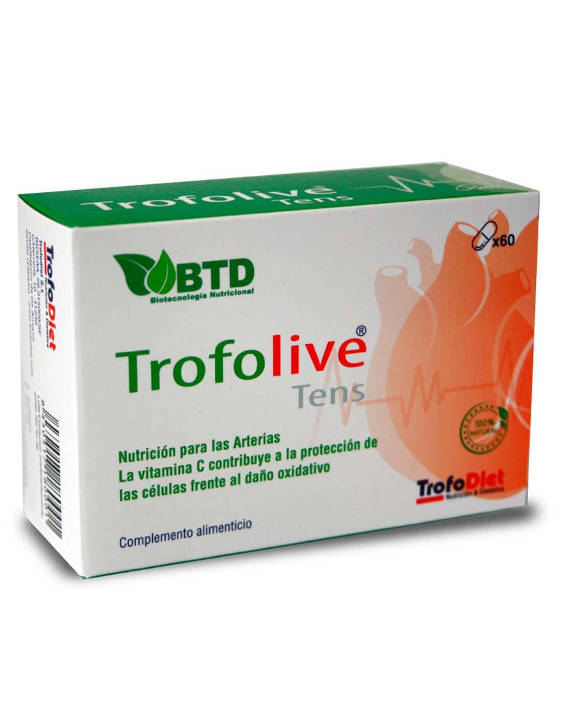 TrofoLive Tens · TrofoDiet · 60 cápsulas