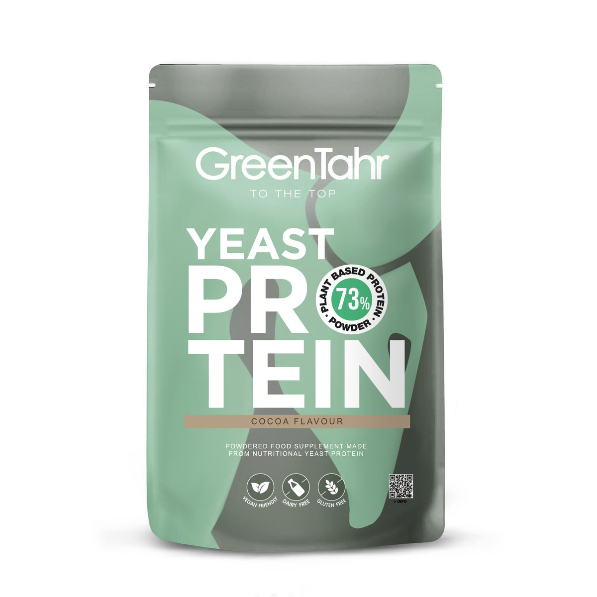 Proteína de Levadura Nutricional 73% Cacao · Green Tahr · 750 gramos