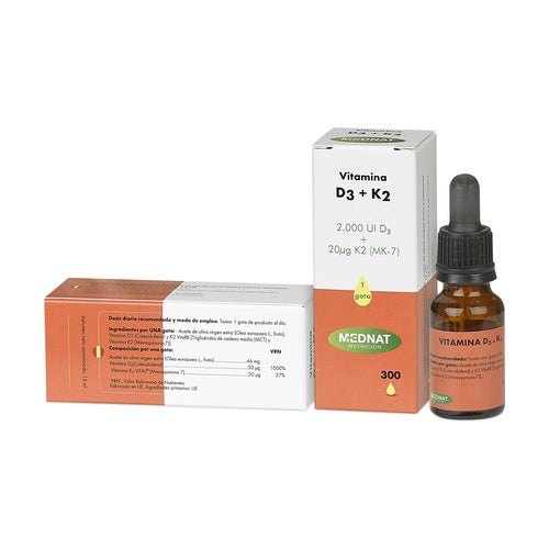 Vitamina D3+K2 · MedNat · 15 ml