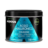 Ácido Hialurónico con Colágeno, Vitaminas y Minerales · Aldous Bio · 150 cápsulas