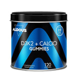 Vitamina D3, K2 con Calcio · Aldous · 120 gummies