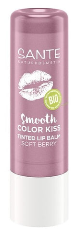 Bálsamo Labial - Color Kiss 02 Soft Berry · Sante · 7 gramos