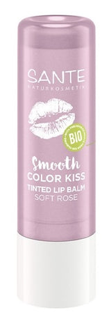Bálsamo Labial - Color Kiss 04 Soft Rose · Sante · 7 gramos