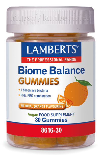 Biome Balance · Lamberts · 30 gummies [Caducidad 11/2026]