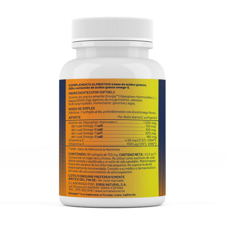Omega 7 · Soria Natural · 60 perlas