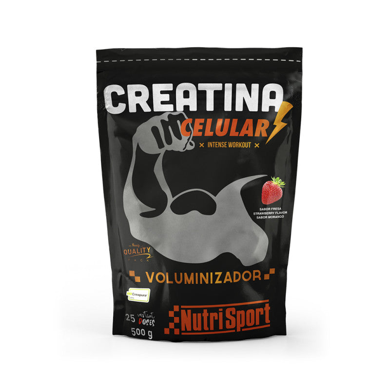 Creatina Celular Creapure Fresa · Nutrisport · 500 gramos