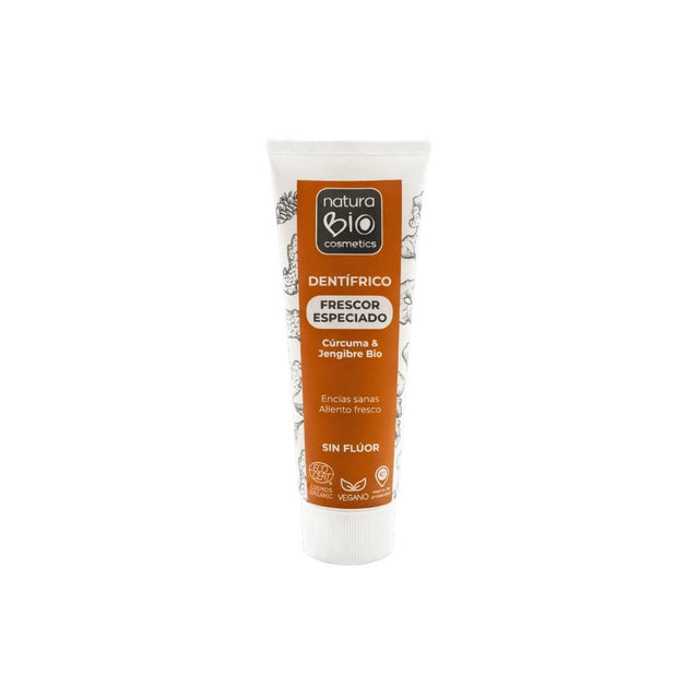 Dentífrico Frescor Especiado Cúrcuma y Jengibre Bio · Natura BIO · 75 ml