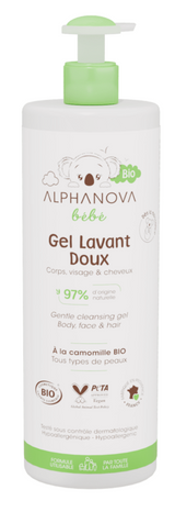 Gel Bebé Dermolimpiador BIO · Alphanova · 400 ml