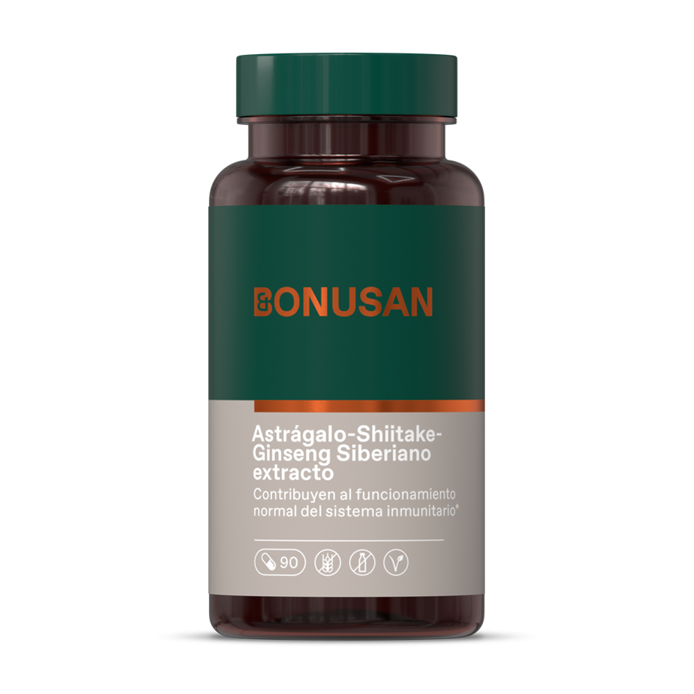 Astragalo-Shiitake-Ginseng · Bonusan · 90 cápsulas