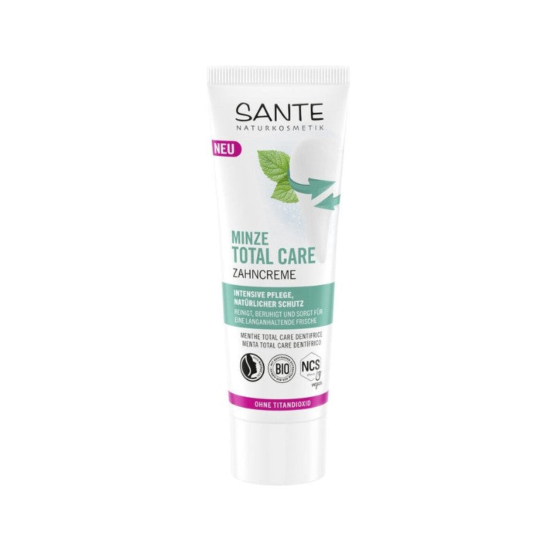 Dentífrico de Menta con Flúor · Sante · 75 ml