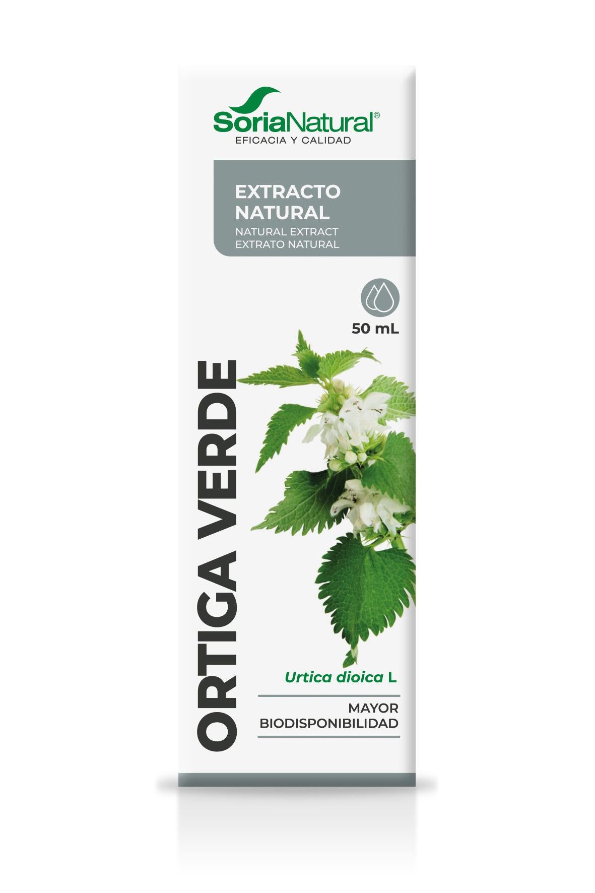 Extracto Natural de Ortiga Verde · Soria Natural · 50 ml