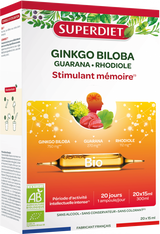 Ginkgo Boost BIO · Superdiet · 20 ampollas
